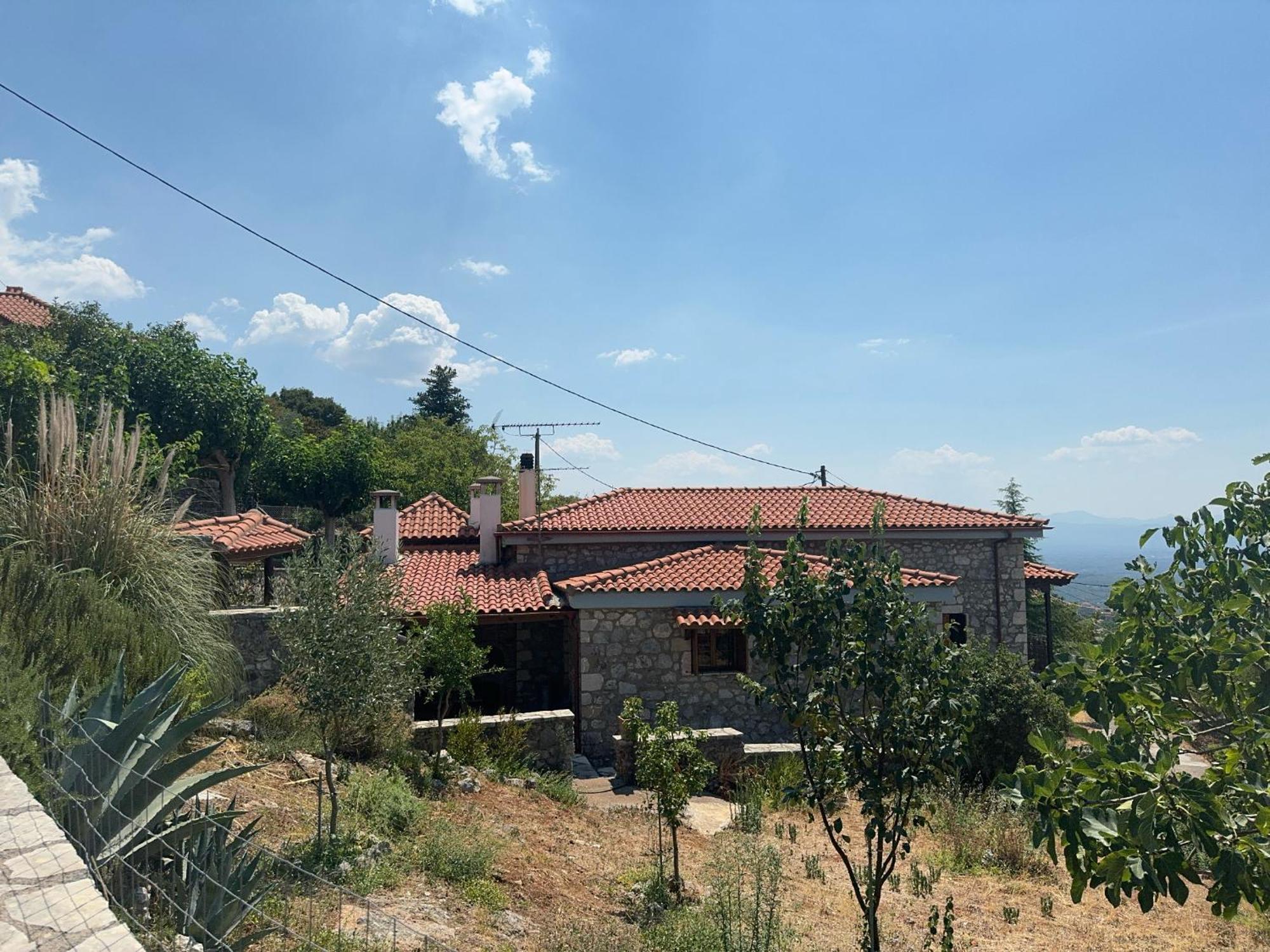 Terra Petra Villa At Psari Trikolonon Gortynia Psárion Dış mekan fotoğraf