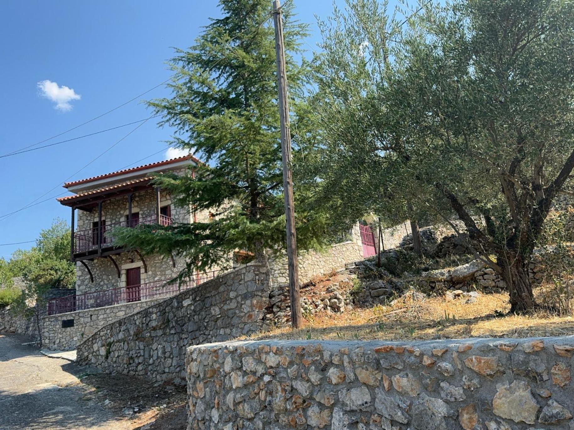Terra Petra Villa At Psari Trikolonon Gortynia Psárion Dış mekan fotoğraf