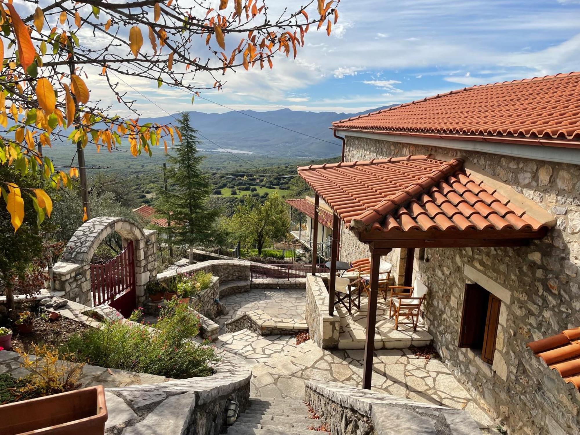 Terra Petra Villa At Psari Trikolonon Gortynia Psárion Dış mekan fotoğraf